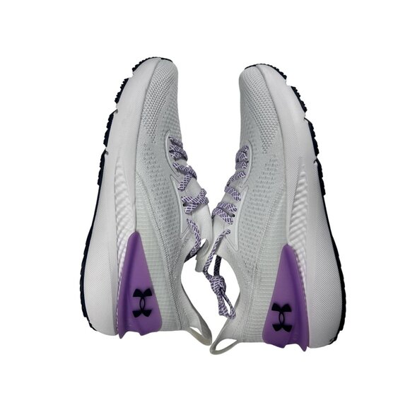 Under Armour Womens Shift Running UA Shoes White Purple Low Top Training Size 11 - Picture 3 of 9